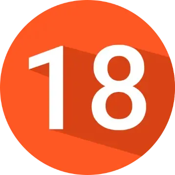 18+